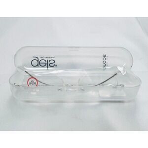 NEW! Scojo New York Gels Original Reading Glasses 1.25x Crystal Clear